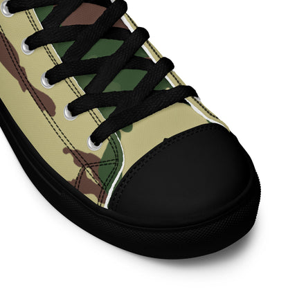 British Denison Pattern 59 Wild Geese Movie Simba CAMO Men’s high top canvas shoes - Mens High Top Canvas Shoes