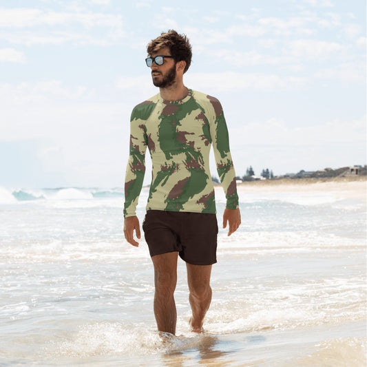 British Denison Pattern 59 Wild Geese Movie Simba CAMO Men’s Rash Guard - XS - Mens