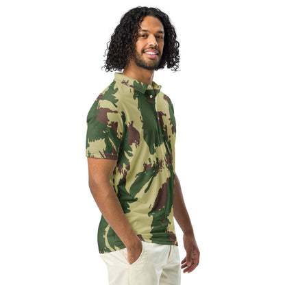 British Denison Pattern 59 Wild Geese Movie Simba CAMO Men’s slim fit polo - Mens Slim Fit Polo