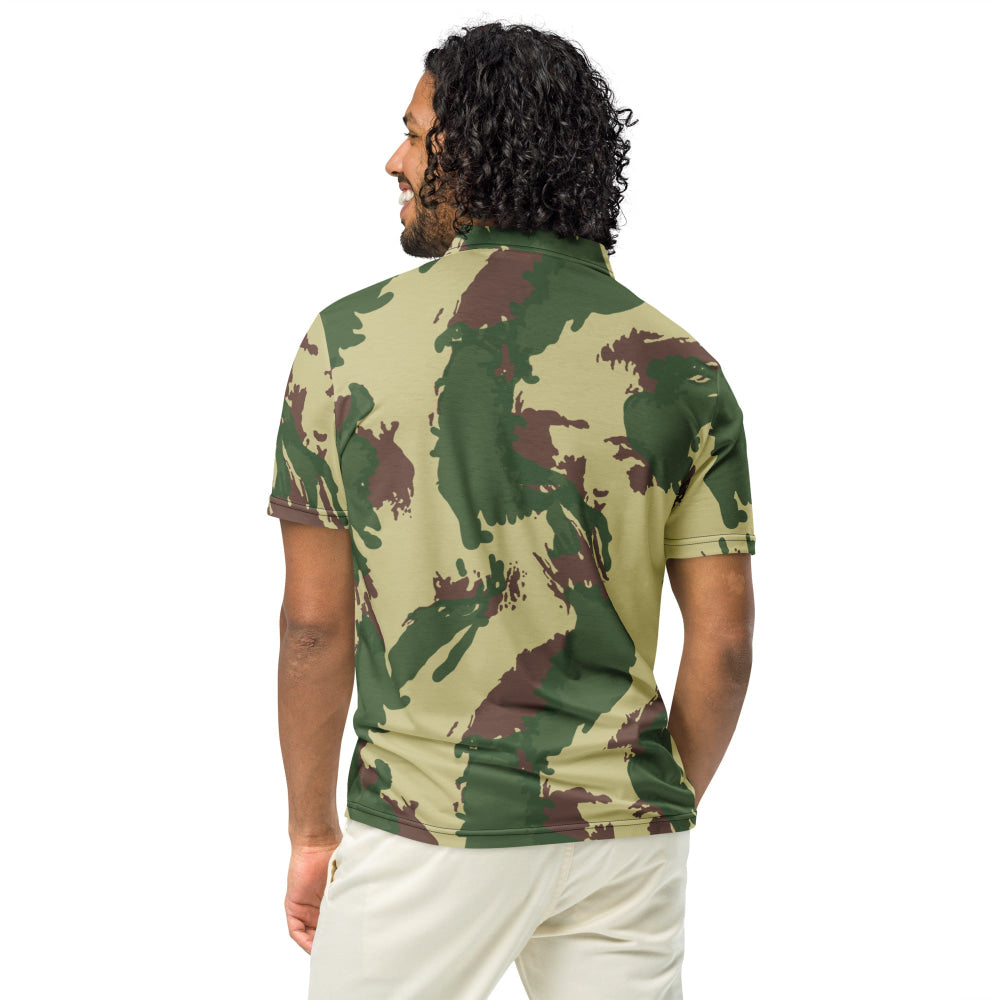 British Denison Pattern 59 Wild Geese Movie Simba CAMO Men’s slim fit polo - Mens Slim Fit Polo