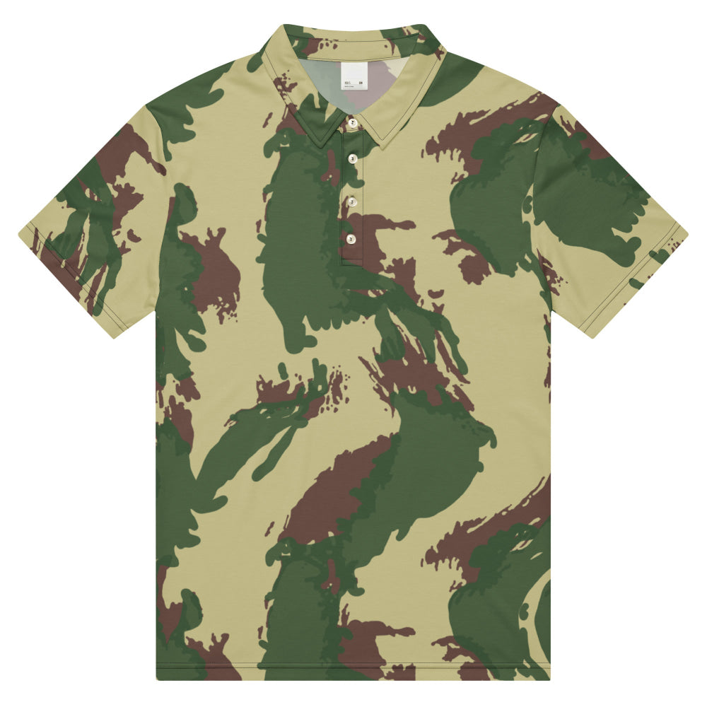 British Denison Pattern 59 Wild Geese Movie Simba CAMO Men’s slim fit polo - Mens Slim Fit Polo