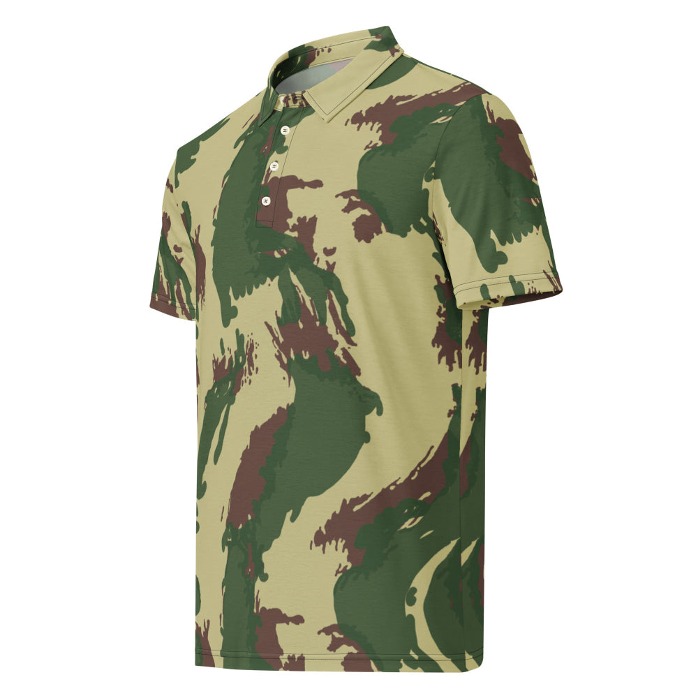 British Denison Pattern 59 Wild Geese Movie Simba CAMO Men’s slim fit polo - XS - Mens Slim Fit Polo