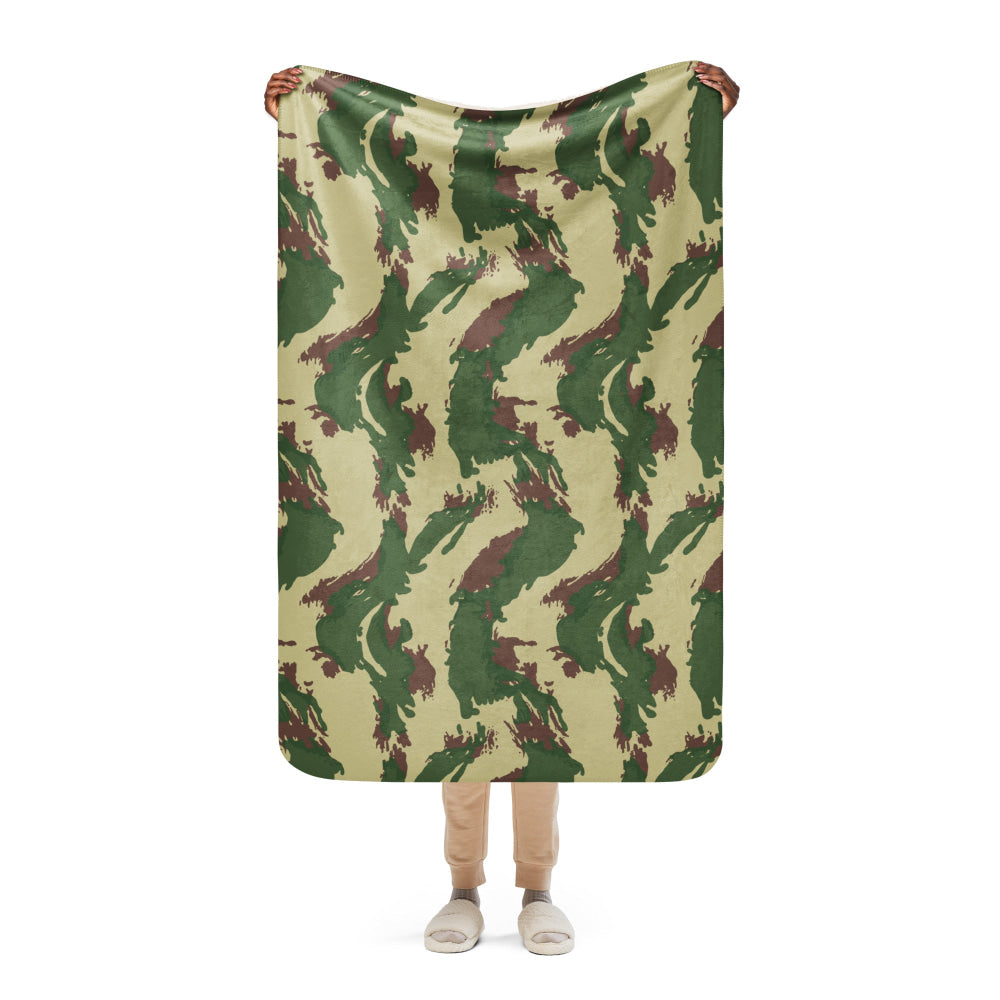 British Denison Pattern 59 Wild Geese Movie Simba CAMO Sherpa blanket - 37″×57″ - Blanket