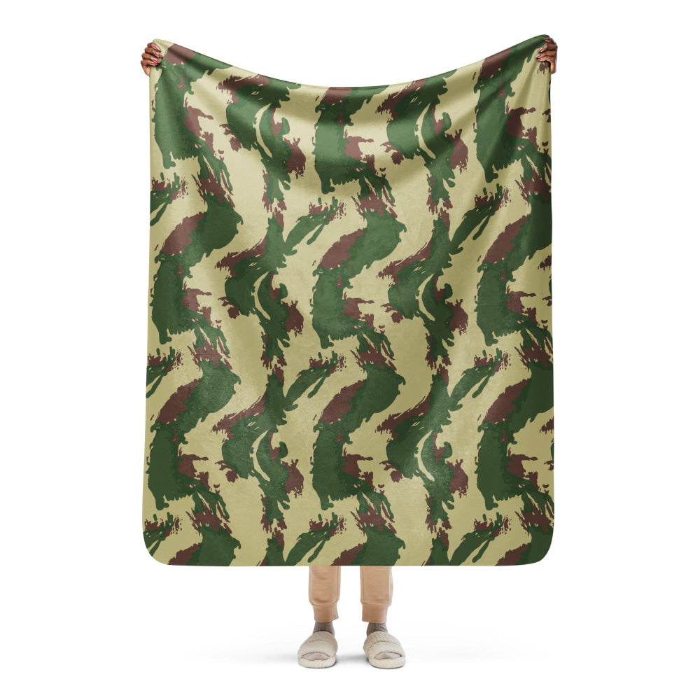 British Denison Pattern 59 Wild Geese Movie Simba CAMO Sherpa blanket - 50″×60″ - Blanket