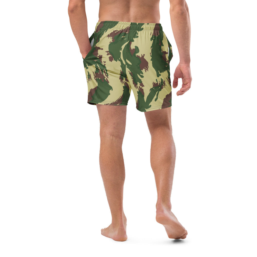 British Denison Pattern 59 Wild Geese Movie Simba CAMO Swim Trunks - Mens