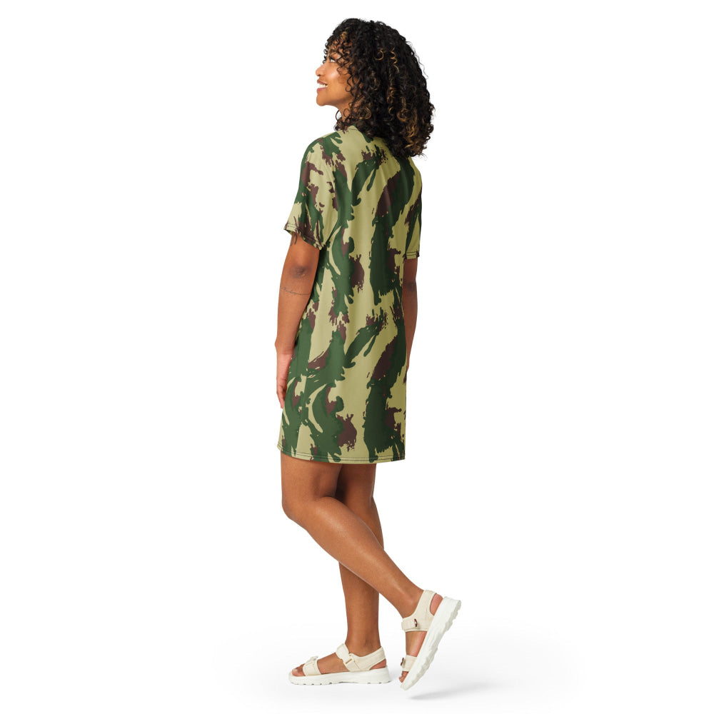 British Denison Pattern 59 Wild Geese Movie Simba CAMO T-shirt dress - Womens T-Shirt Dress