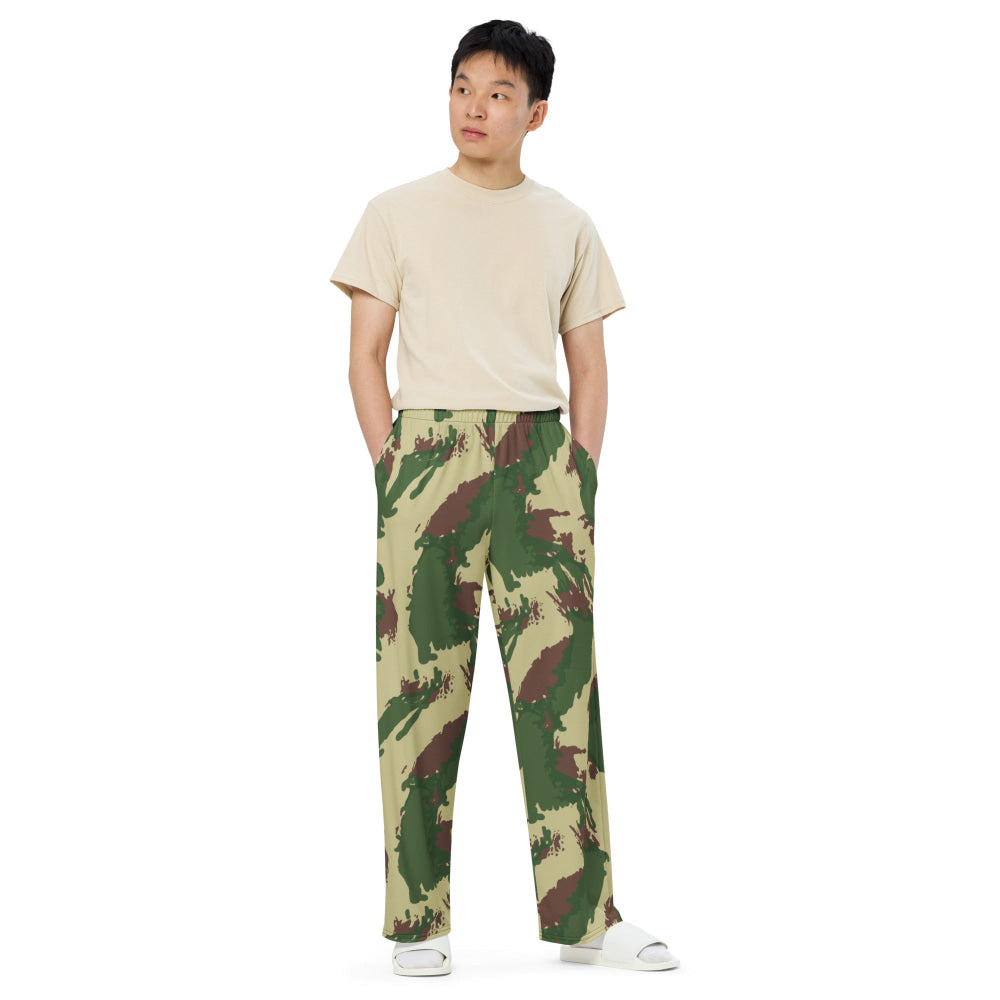 British Denison Pattern 59 Wild Geese Movie Simba CAMO unisex wide-leg pants - Unisex Wide-Leg Pants