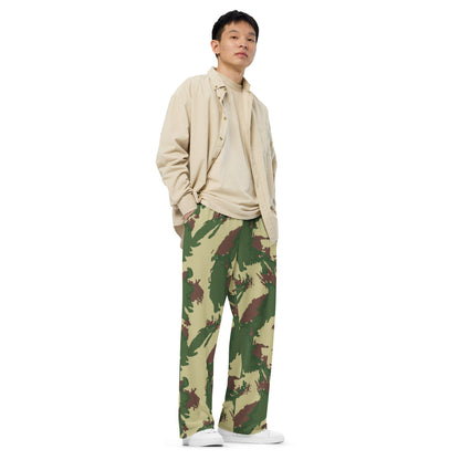 British Denison Pattern 59 Wild Geese Movie Simba CAMO unisex wide-leg pants - Unisex Wide-Leg Pants