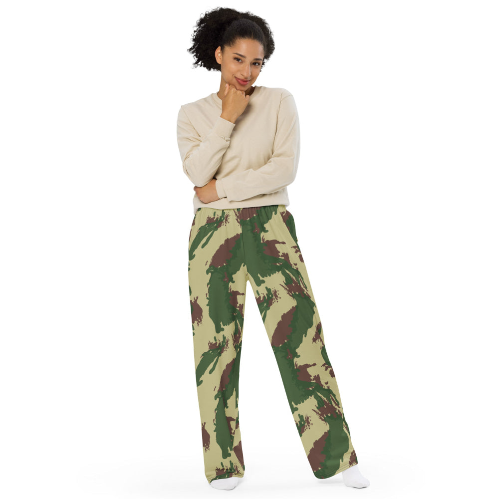 British Denison Pattern 59 Wild Geese Movie Simba CAMO unisex wide-leg pants - Unisex Wide-Leg Pants