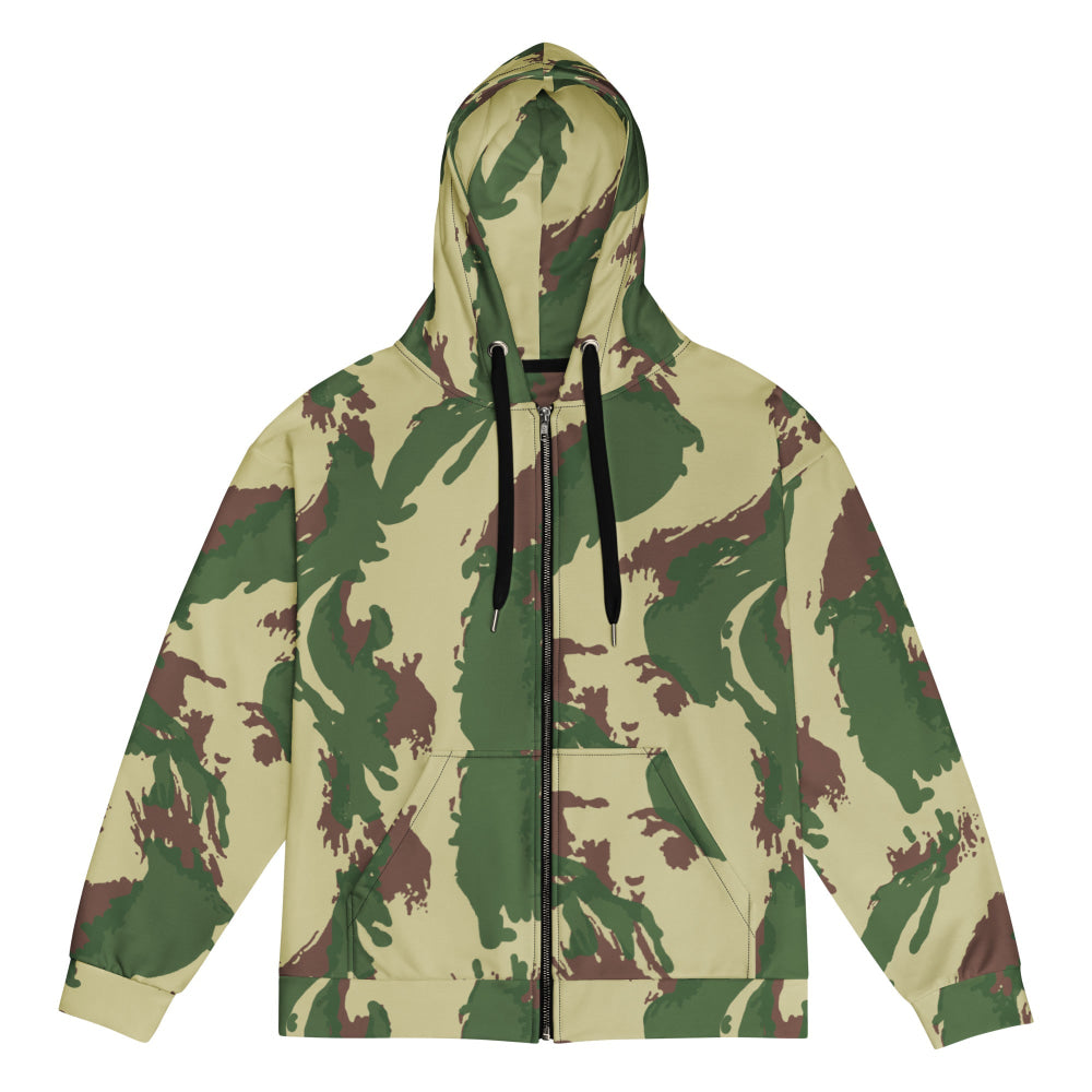 British Denison Pattern 59 Wild Geese Movie Simba CAMO Unisex zip hoodie - 2XS - Zip Hoodie