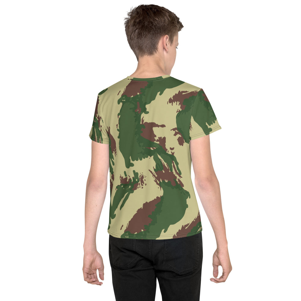 British Denison Pattern 59 Wild Geese Movie Simba CAMO Youth crew neck t-shirt - Crew Neck T-shirt