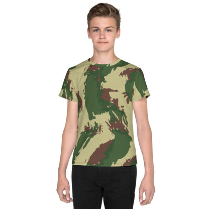 British Denison Pattern 59 Wild Geese Movie Simba CAMO Youth crew neck t-shirt - 8 - Crew Neck T-shirt