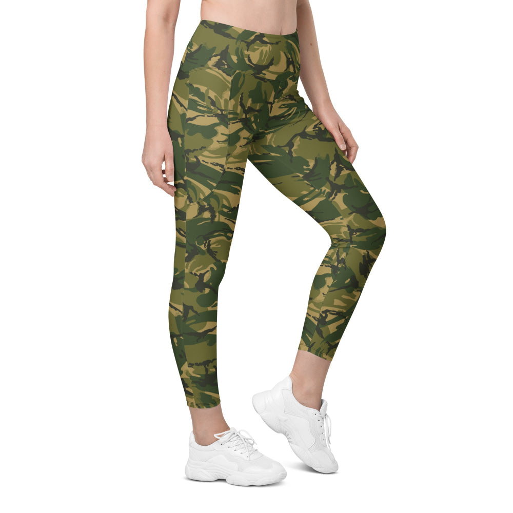 British DPM Denison Colored CAMO Leggings with pockets - 2XS - Womens With Pockets