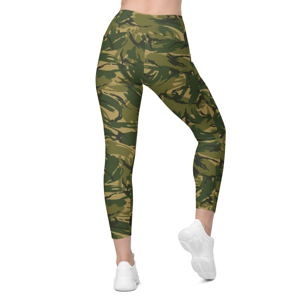 British DPM Denison Colored CAMO Leggings with pockets - Womens With Pockets