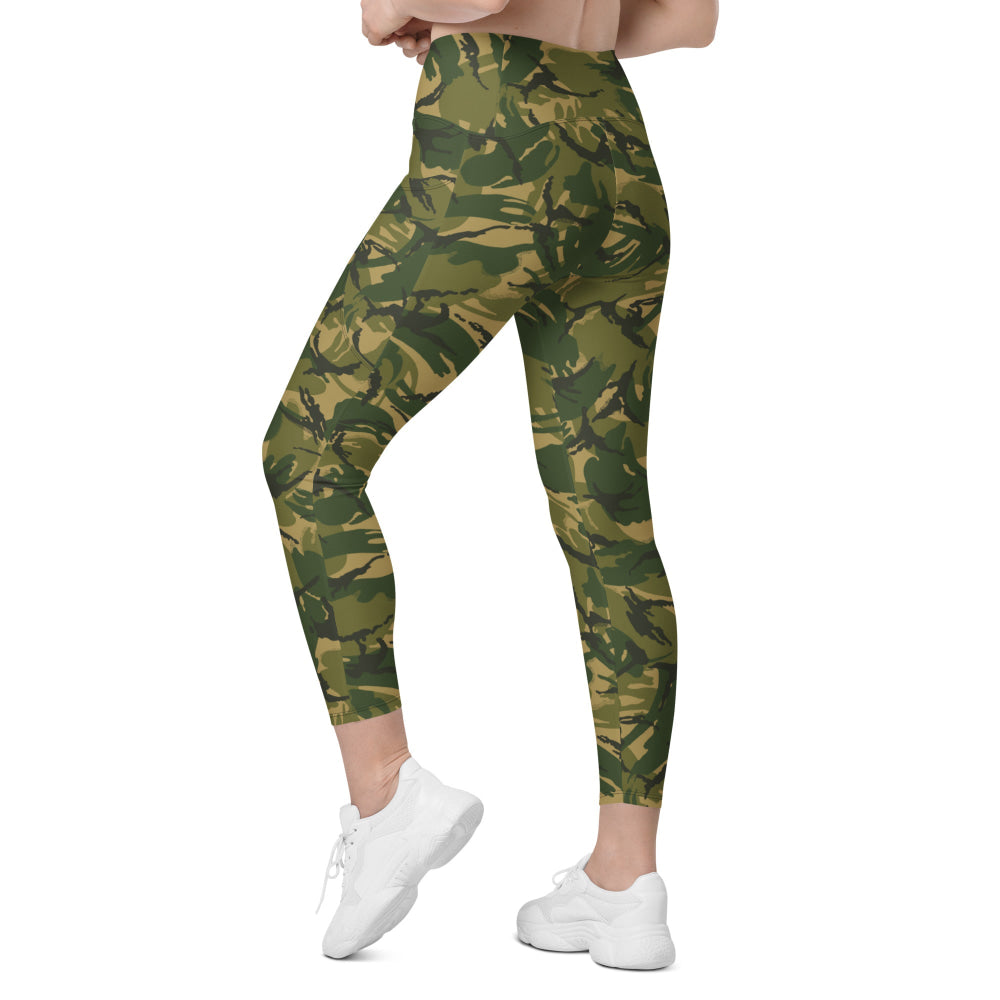 British DPM Denison Colored CAMO Leggings with pockets - Womens With Pockets