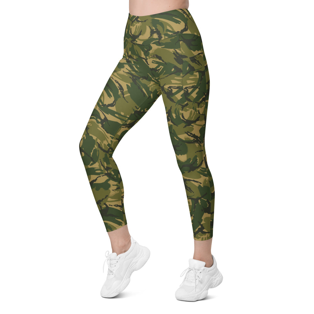 British DPM Denison Colored CAMO Leggings with pockets - Womens With Pockets