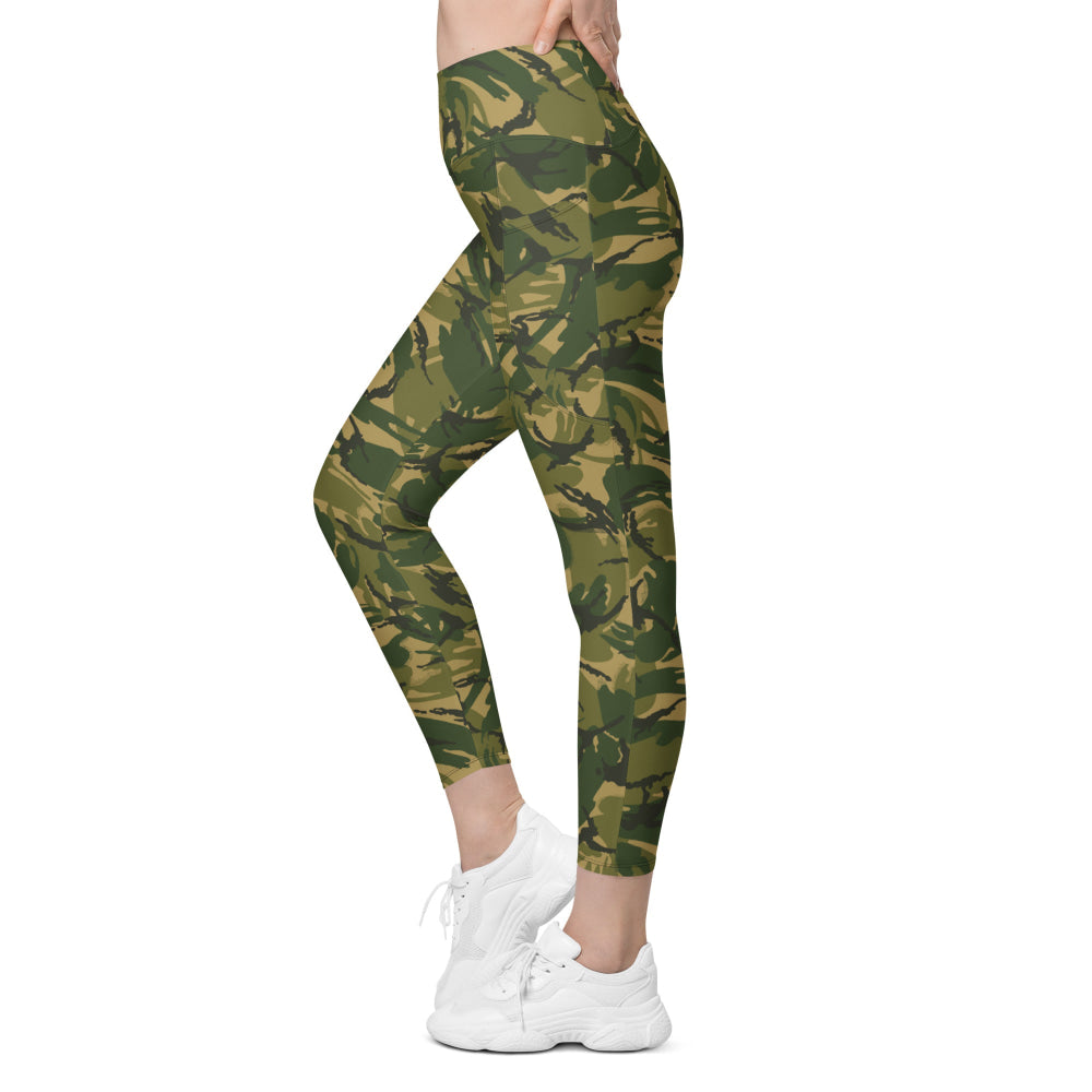 British DPM Denison Colored CAMO Leggings with pockets - Womens With Pockets