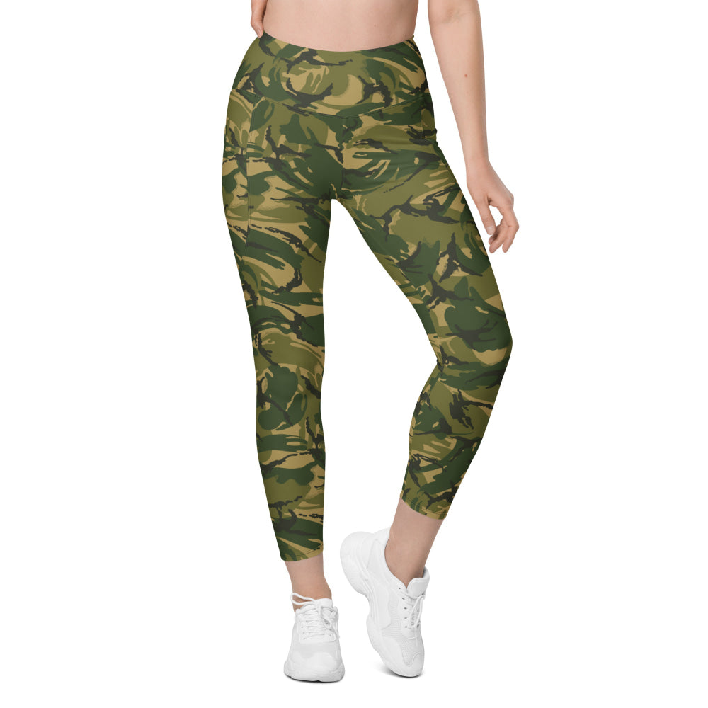 British DPM Denison Colored CAMO Leggings with pockets - Womens With Pockets