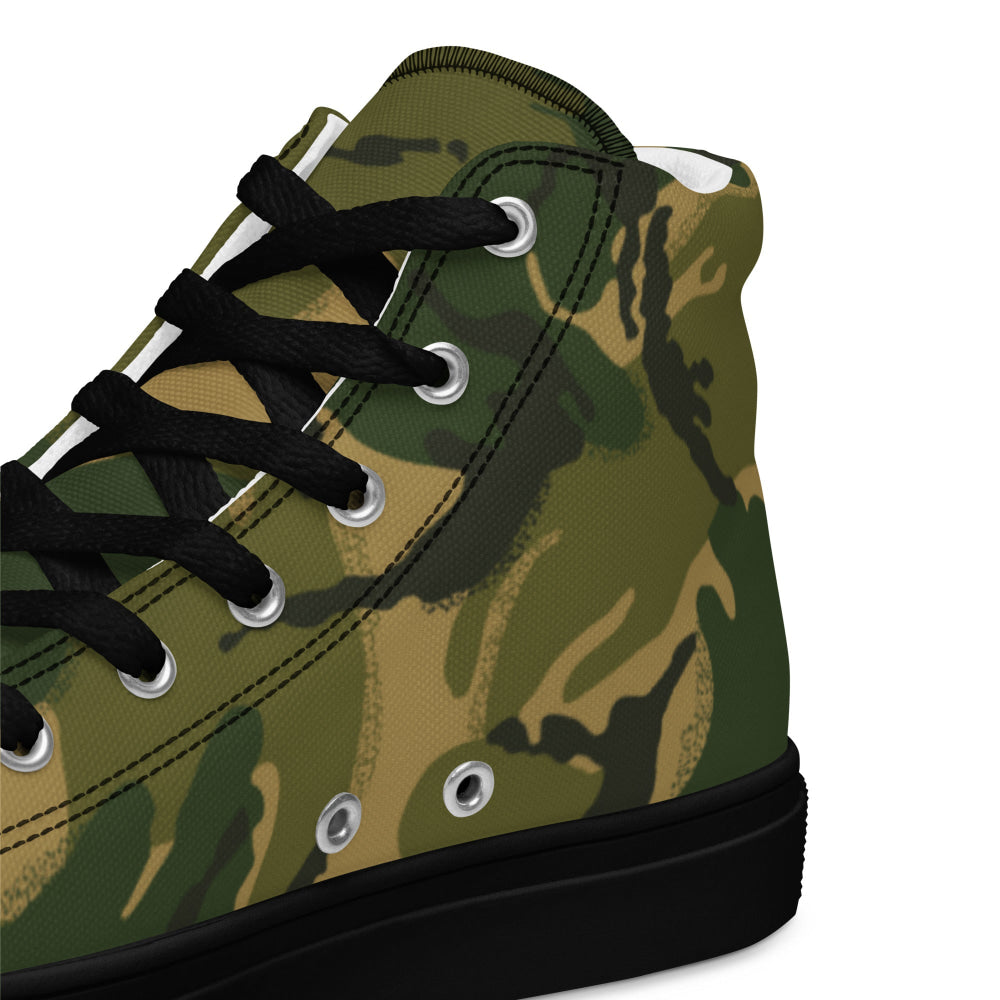 British DPM Denison Colored CAMO Men’s high top canvas shoes - Mens High Top Canvas Shoes