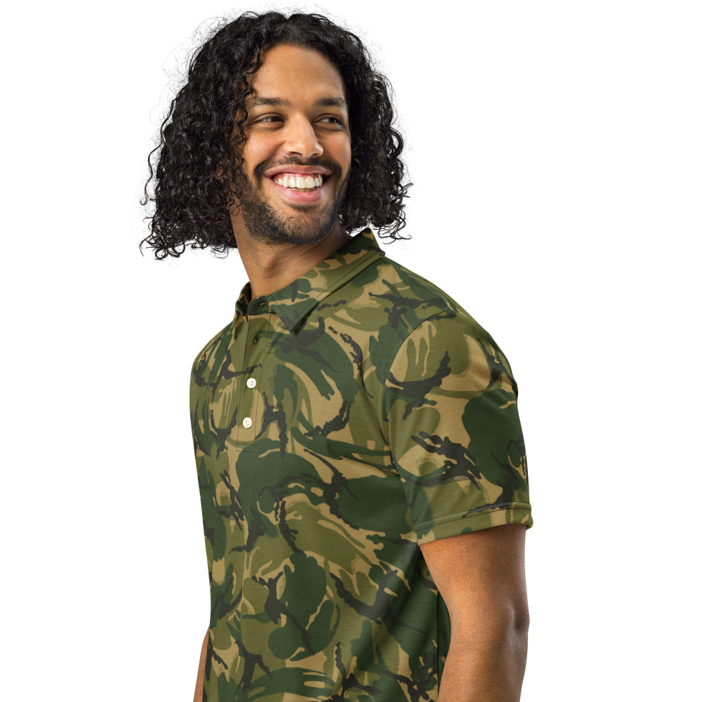 British DPM Denison Colored CAMO Men’s slim fit polo - Mens Slim Fit Polo