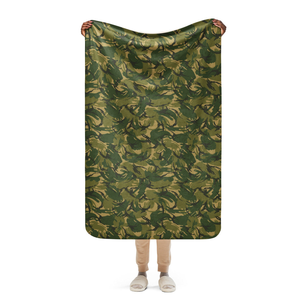 British DPM Denison Colored CAMO Sherpa blanket - 37″×57″ - Blanket