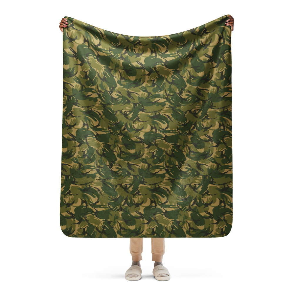 British DPM Denison Colored CAMO Sherpa blanket - 50″×60″ - Blanket