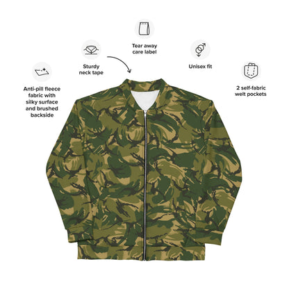 British DPM Denison Colored CAMO Unisex Bomber Jacket