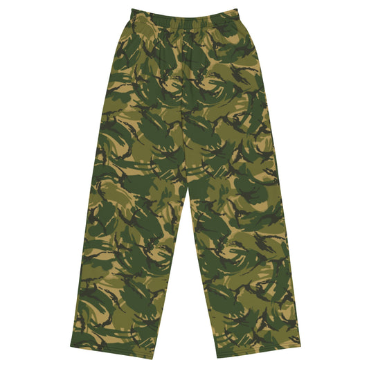 British DPM Denison Colored CAMO unisex wide-leg pants - 2XS - Unisex Wide-Leg Pants