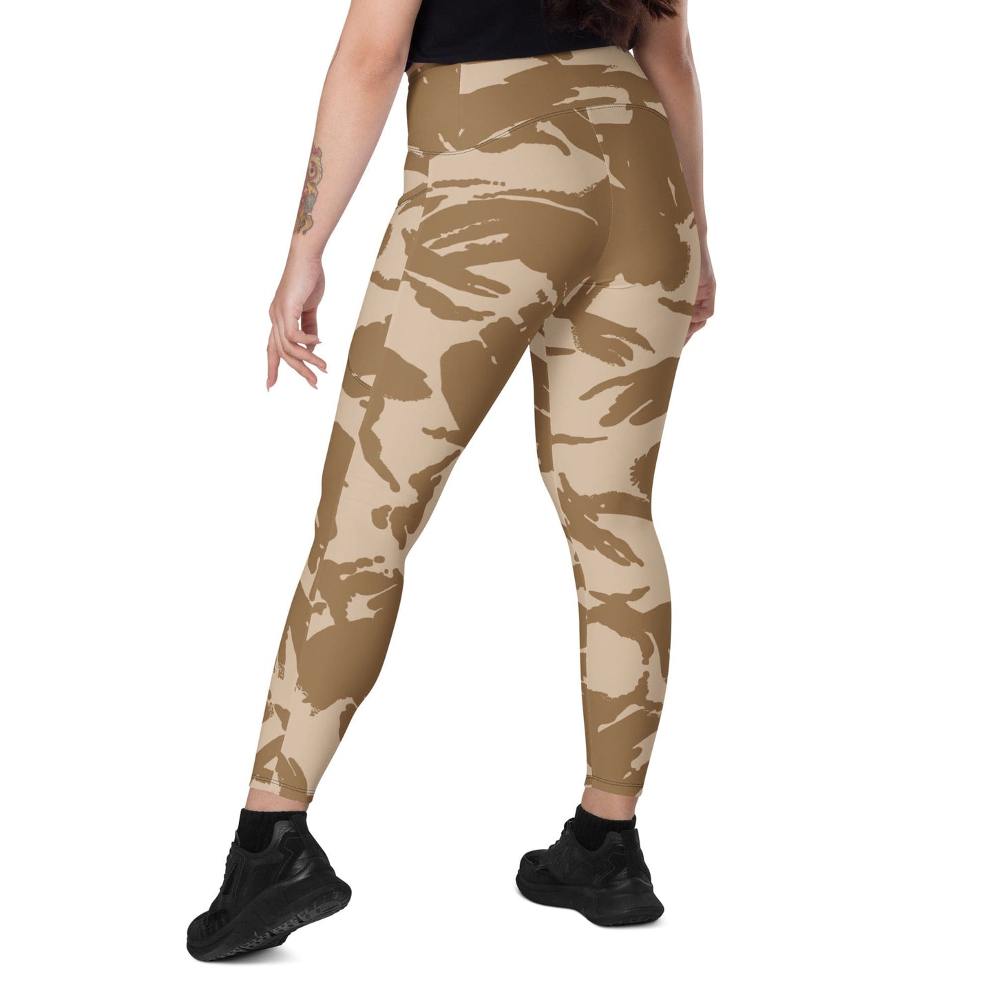 British DPM Desert CAMO Leggings with pockets - Womens With Pockets