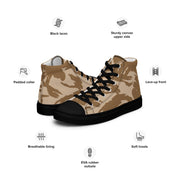 DPM Desert CAMO Mens High-Top Canvas Shoes