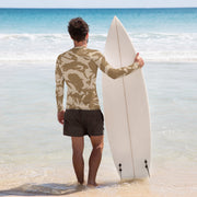 DPM Desert CAMO Mens Long-Sleeve Rash Guard