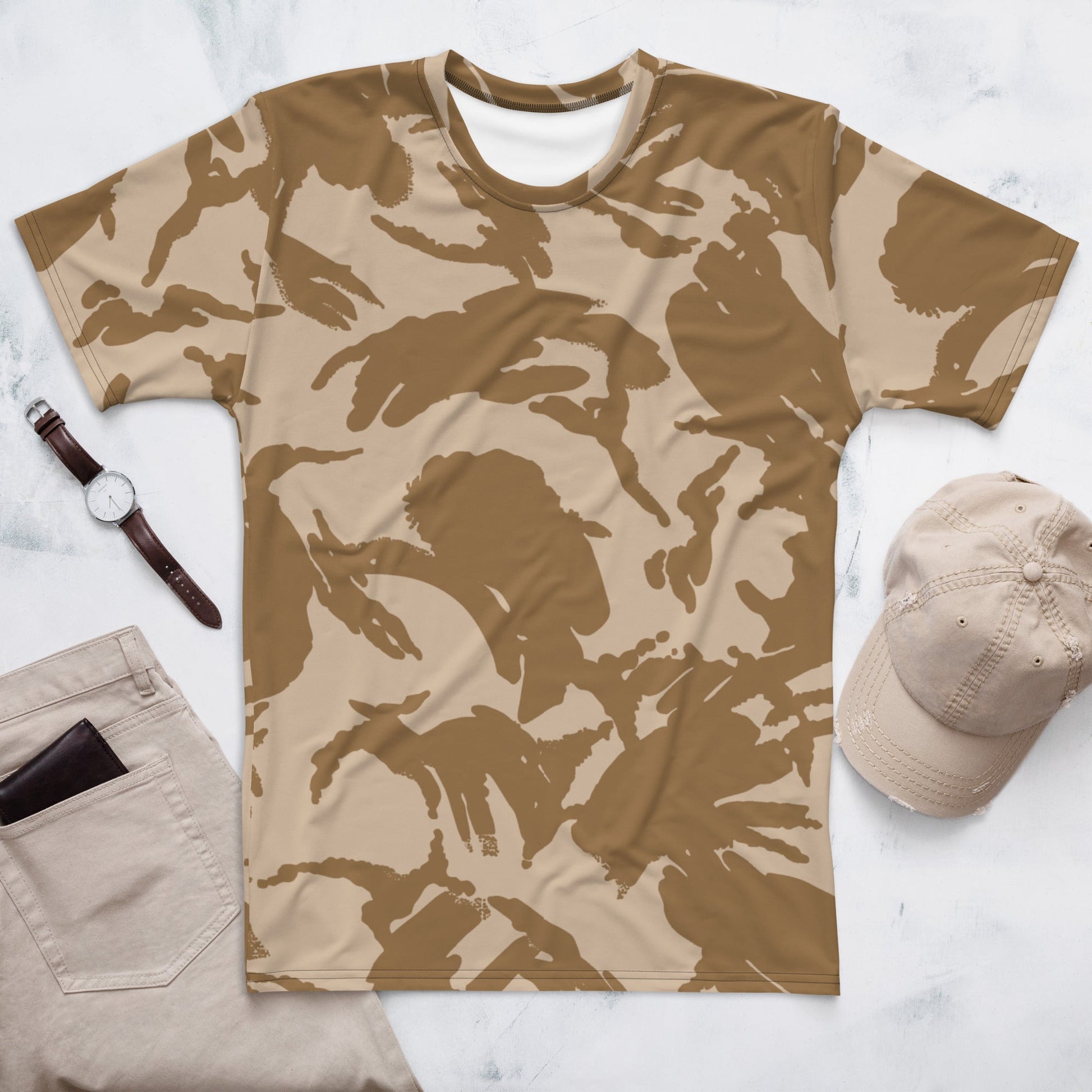 British DPM Desert CAMO Mens T-shirt - XS - T-Shirts