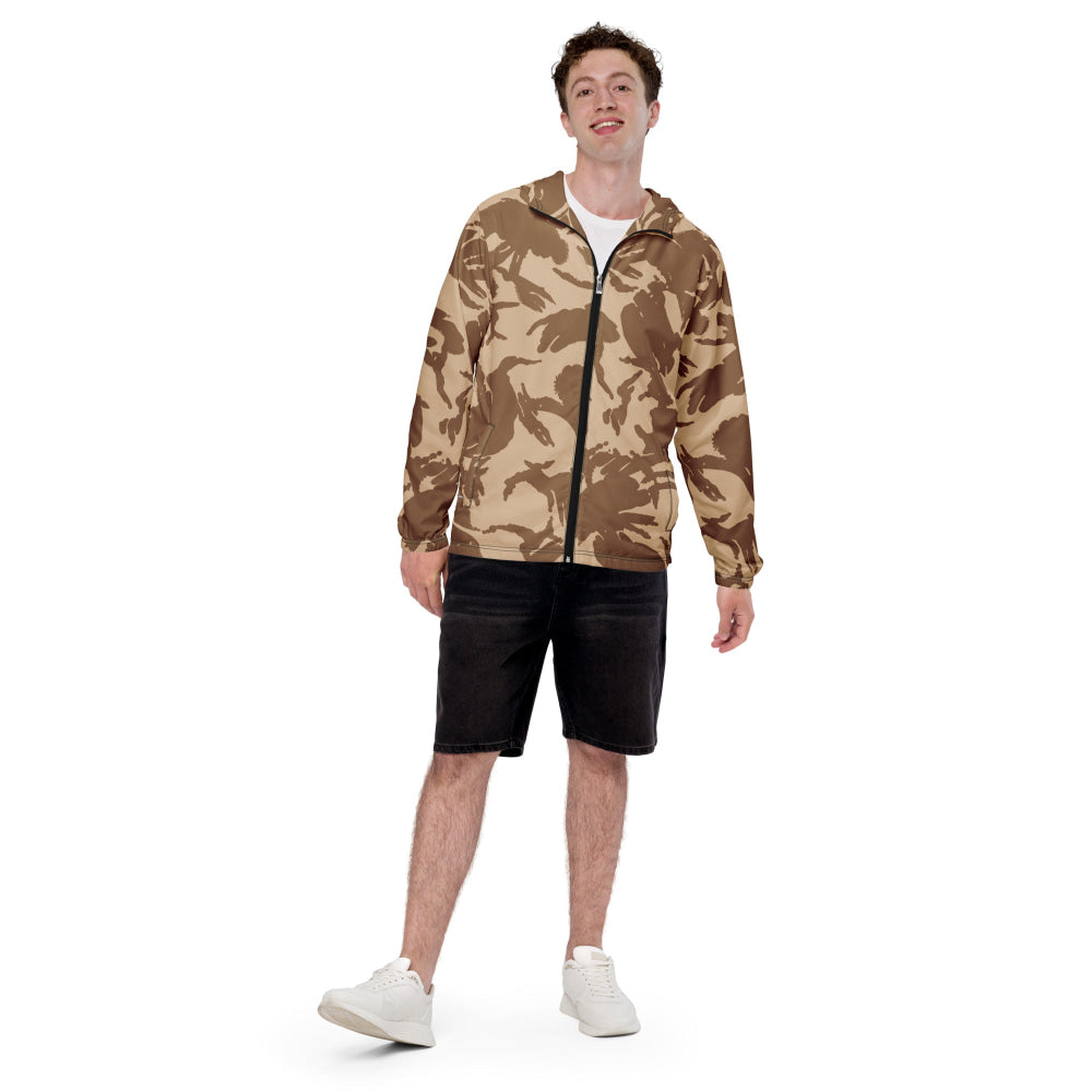 British DPM Desert CAMO Men’s windbreaker - Mens Windbreaker