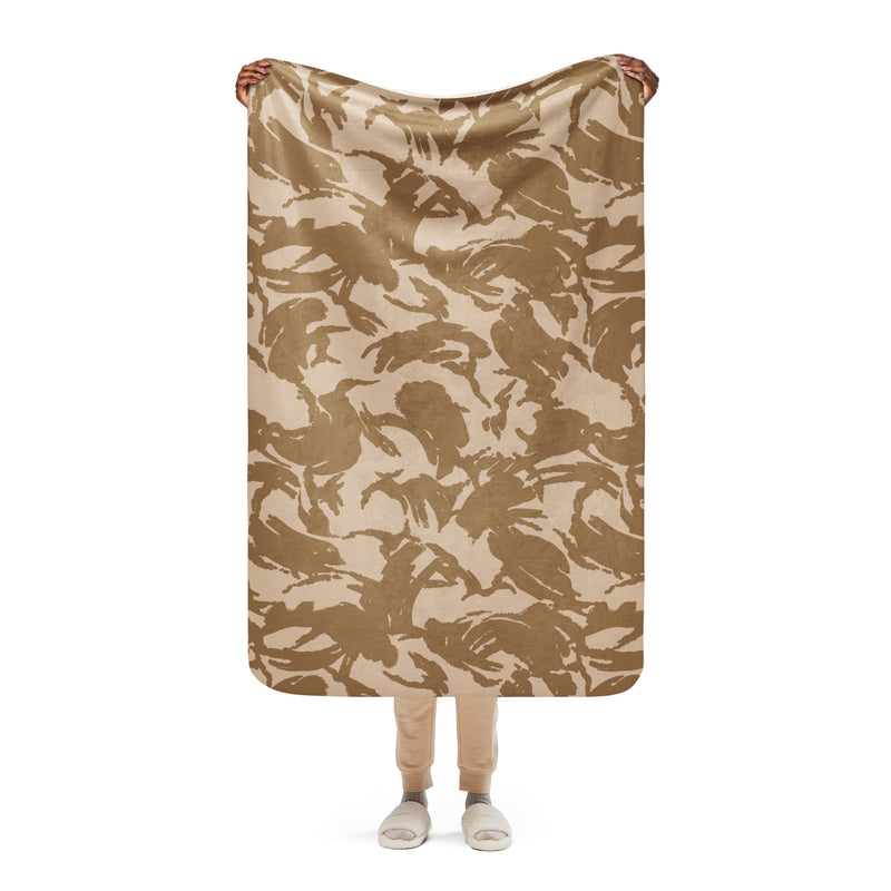 DPM Desert CAMO Sherpa Blanket - 37″×57″
