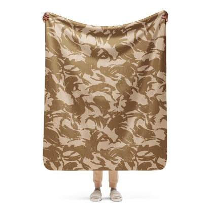 British DPM Desert CAMO Sherpa blanket - 50″×60″ - Blanket