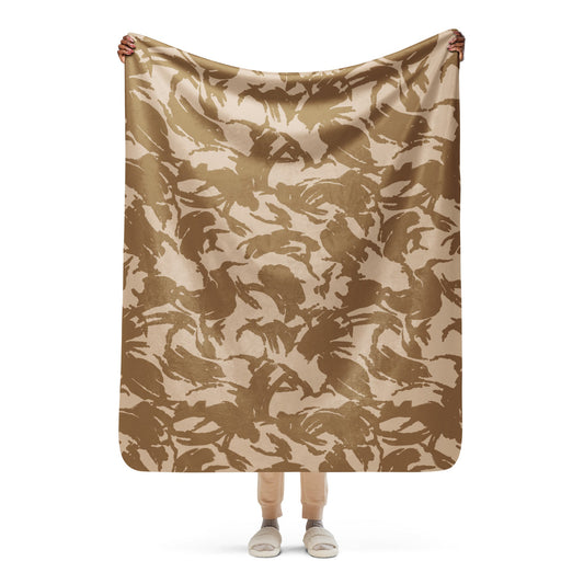British DPM Desert CAMO Sherpa blanket - 50″×60″ - Blankets