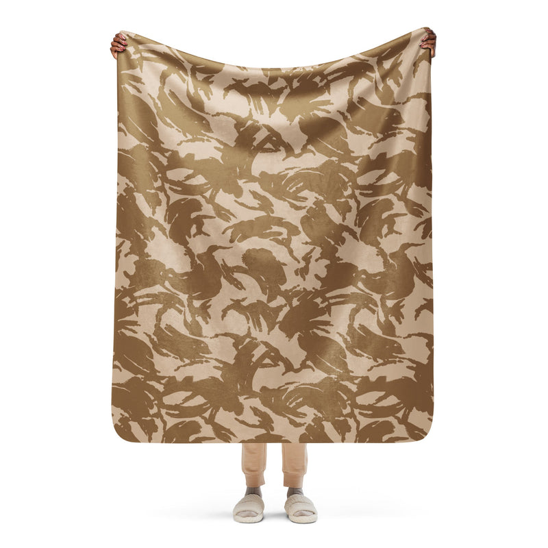 DPM Desert CAMO Sherpa Blanket - 50″×60″