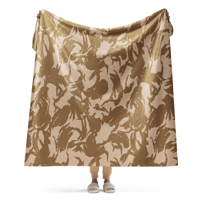 British DPM Desert CAMO Sherpa blanket - 60″×80″ - Blanket