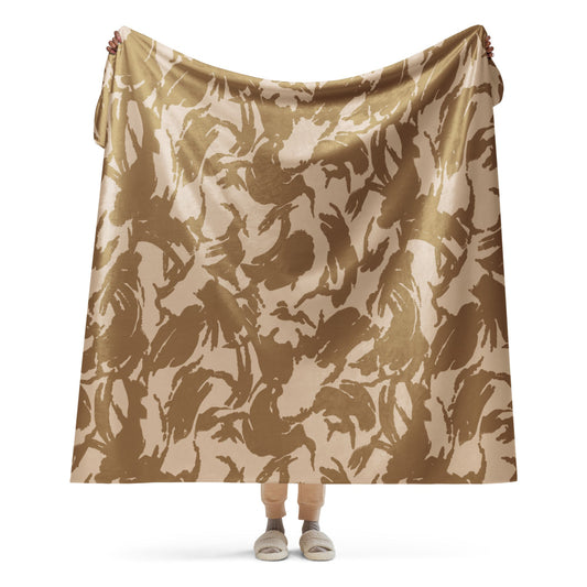 British DPM Desert CAMO Sherpa blanket - 60″×80″ - Blanket