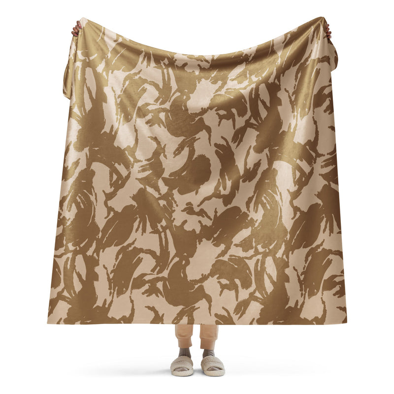 DPM Desert CAMO Sherpa Blanket - 60″×80″