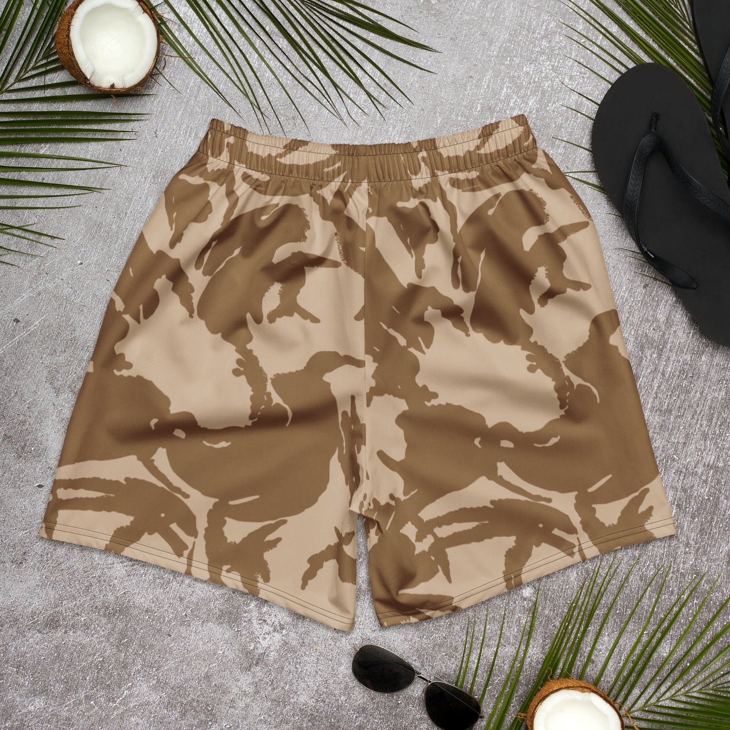 British DPM Desert CAMO Unisex Athletic Long Shorts