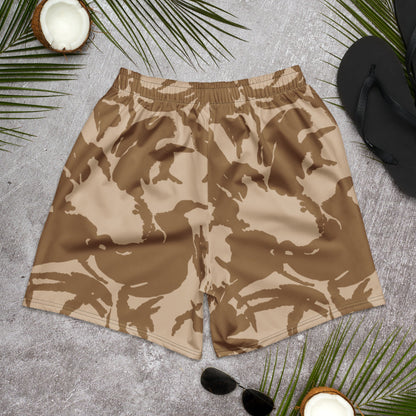 British DPM Desert CAMO Unisex Athletic Long Shorts