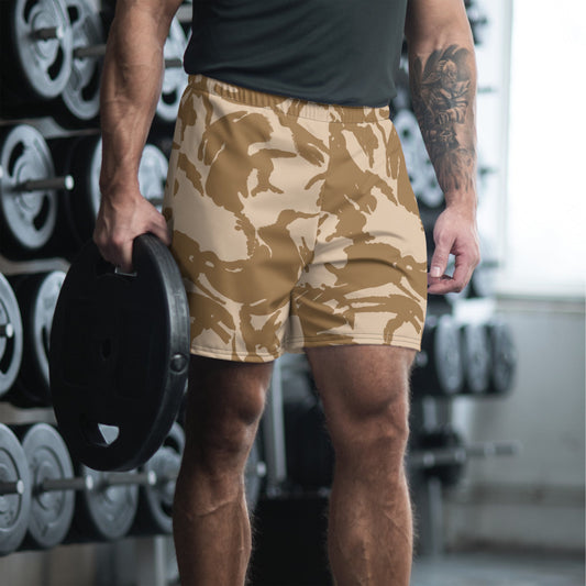 British DPM Desert CAMO Unisex Athletic Long Shorts - XS