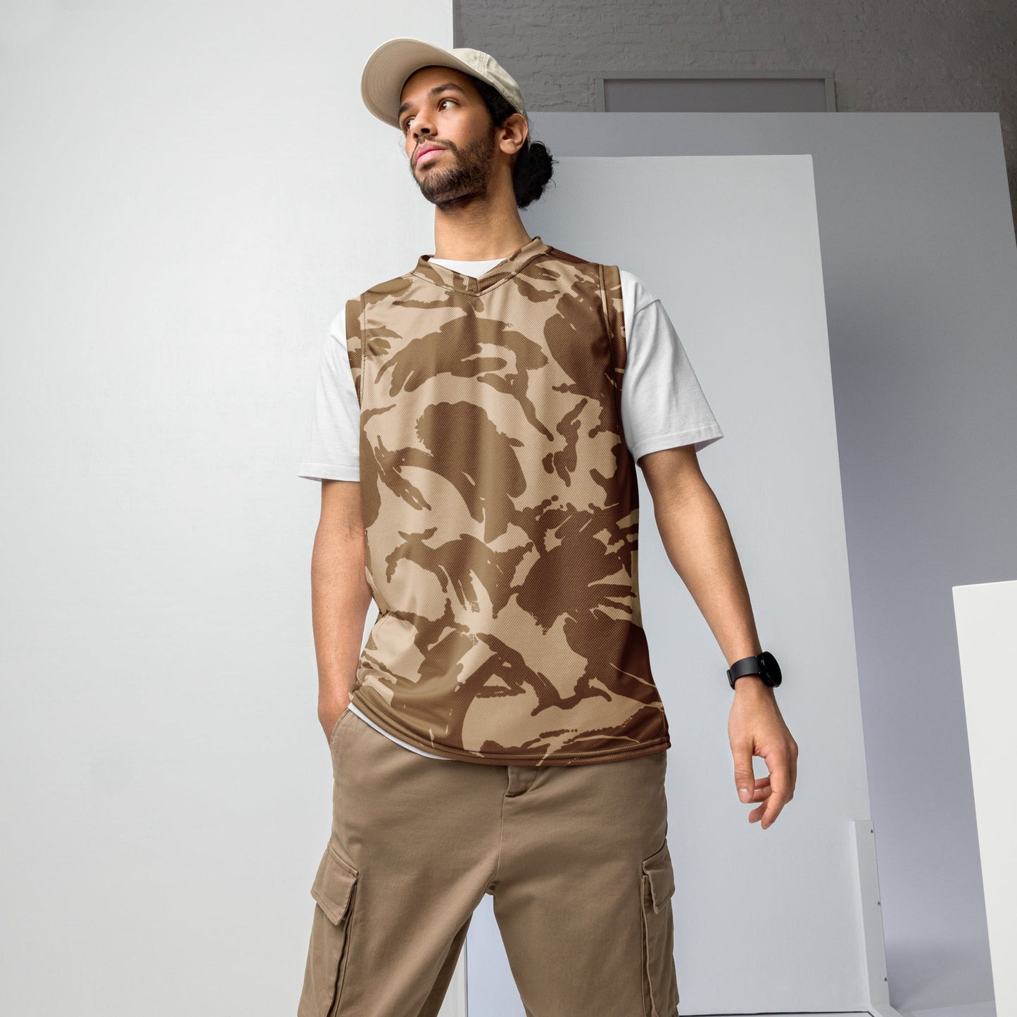 British DPM Desert CAMO unisex basketball jersey 2XS Basketball Jerseys