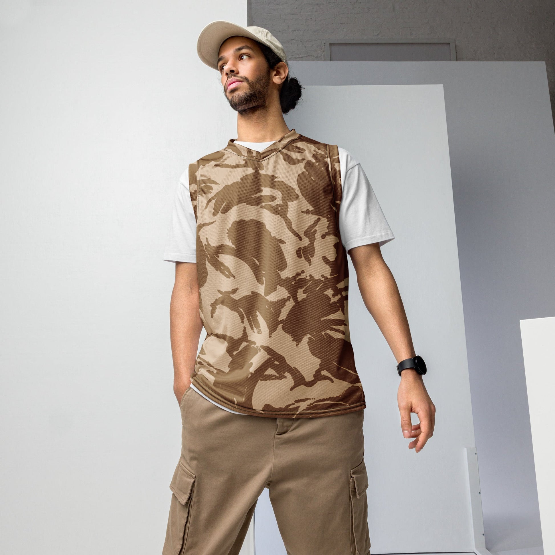 British DPM Desert CAMO unisex basketball jersey 2XS Basketball Jerseys