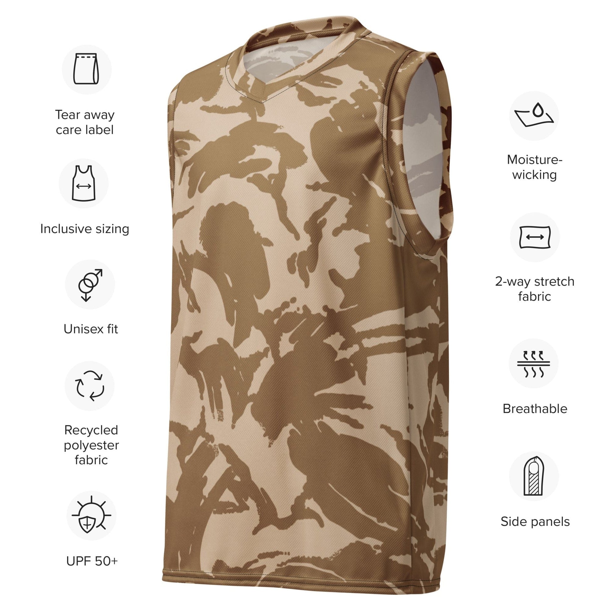 British DPM Desert CAMO unisex basketball jersey - Unisex Basketball Jersey