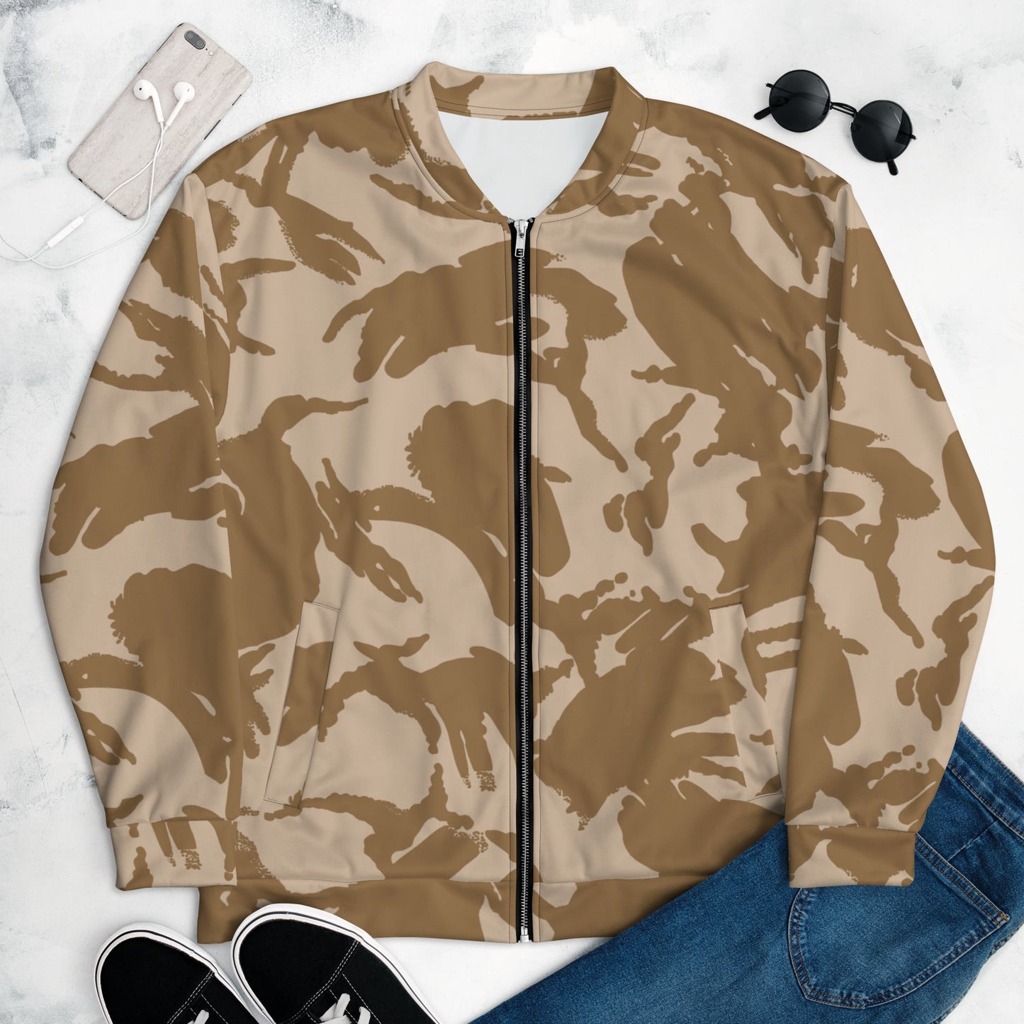 British DPM Desert CAMO Unisex Bomber Jacket - XS - Jackets