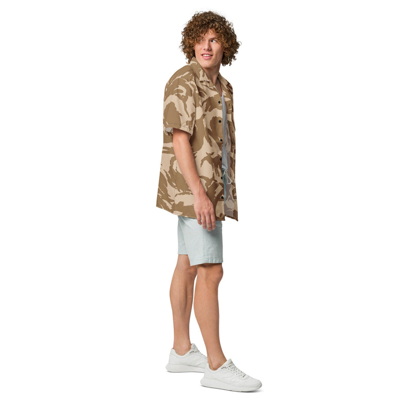 DPM Desert CAMO Unisex Short-Sleeve Button Shirt - Button-Up