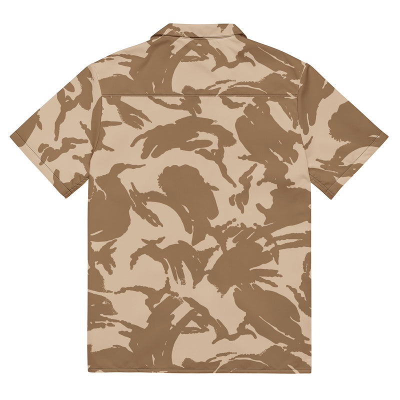 DPM Desert CAMO Unisex Short-Sleeve Button Shirt - Button-Up