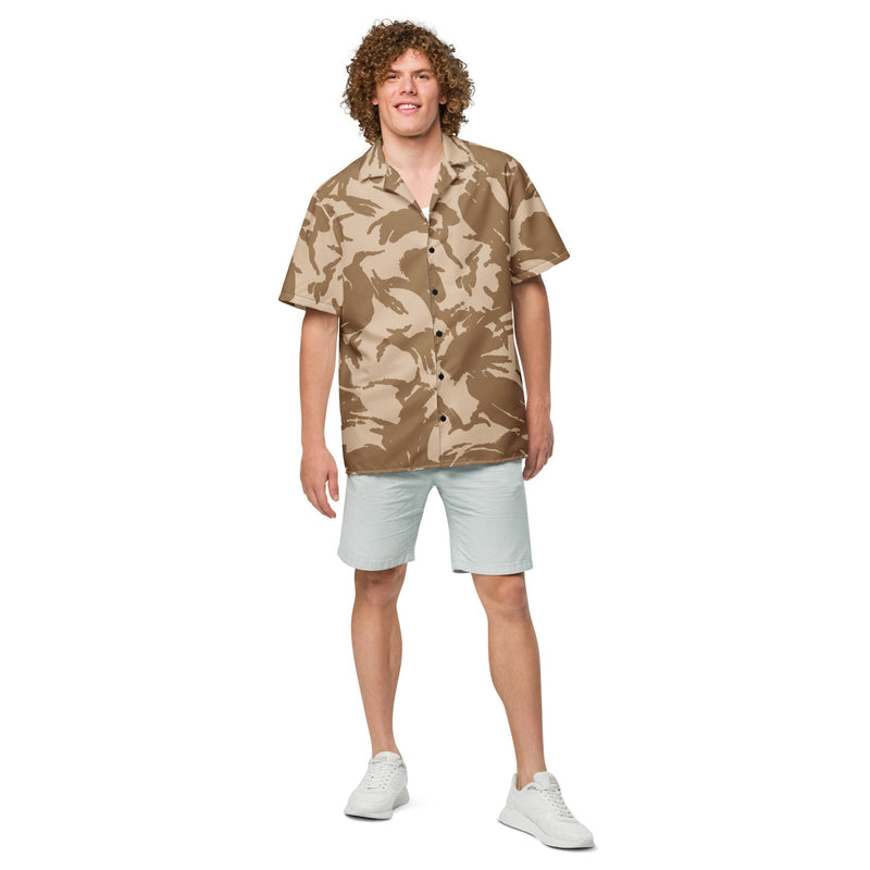 DPM Desert CAMO Unisex Short-Sleeve Button Shirt - Button-Up
